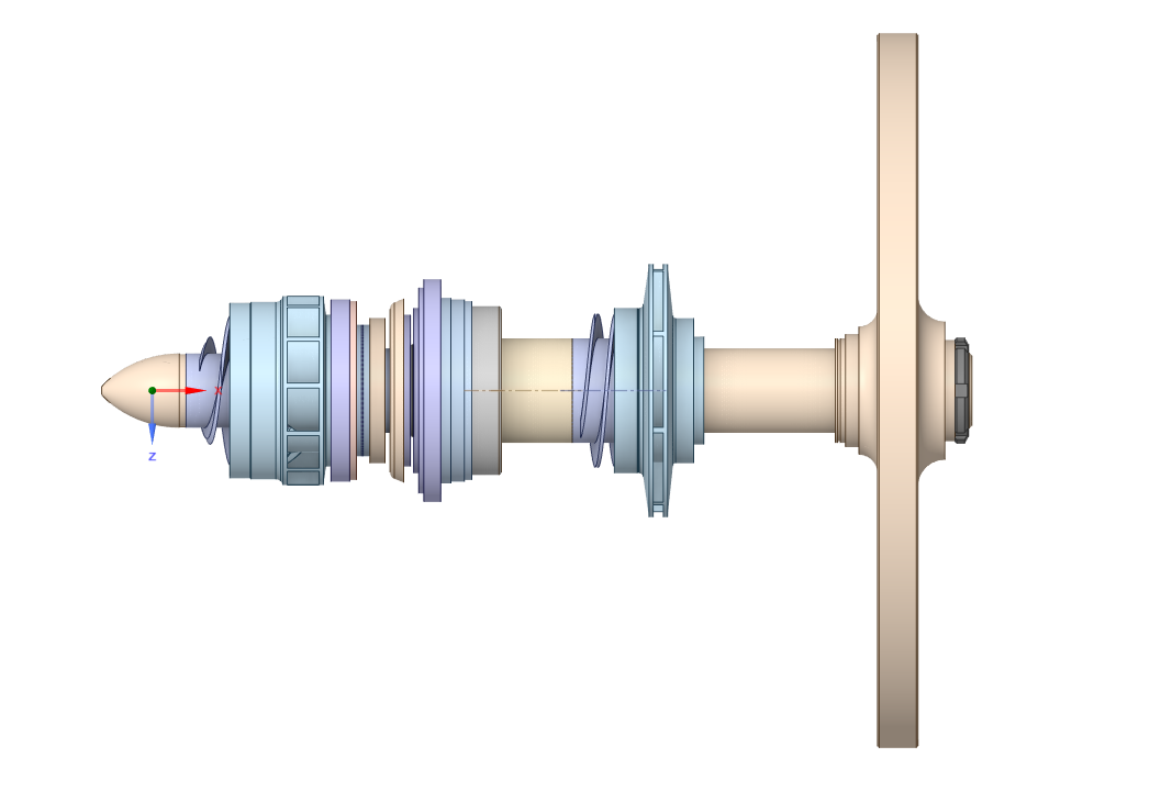 泵三维模型13:涡轮泵